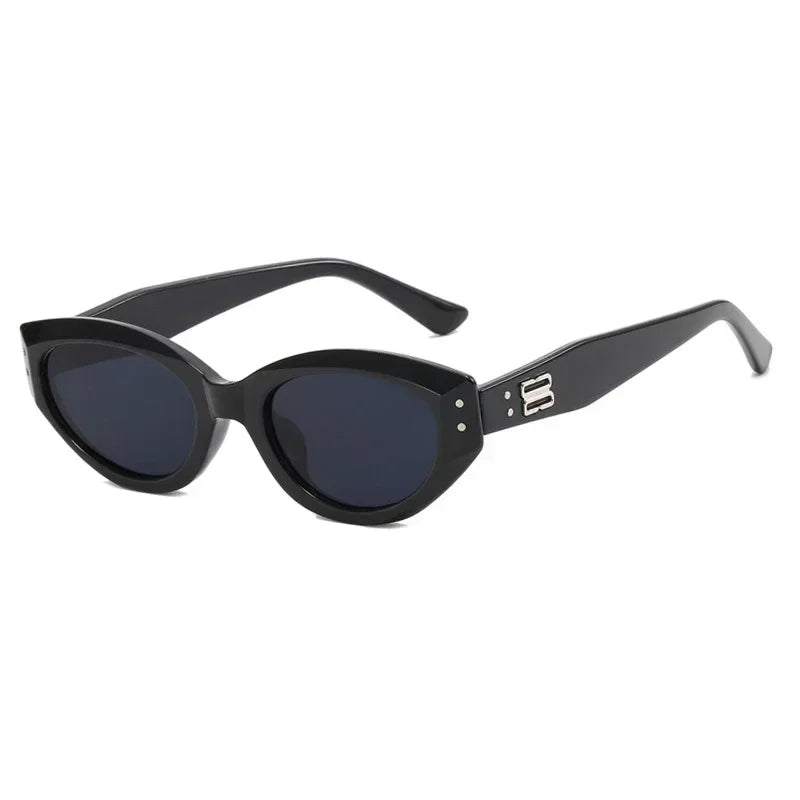 Korea Cat Eye Sunglasses Women INS Street Shot Sunshade Glasses Dustproof Windproof Riding Glasses UV400 Sunglasses