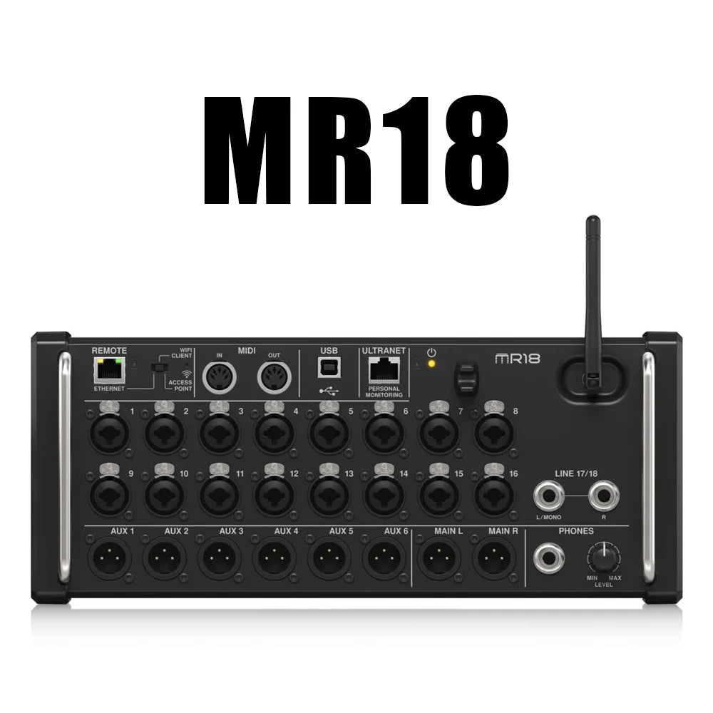 MR18 MR12 Professional Digital Mixing Studio Recording Console Dj Studio Digital Mixer Audio Multi-track Sound Table