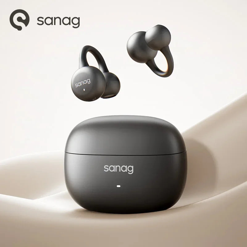 Sanag Z37 AI Earphone Ear Clip Flash-sale Choice Open Ear Headphones Audífonos Bluetooth Headset Sports Earbuds