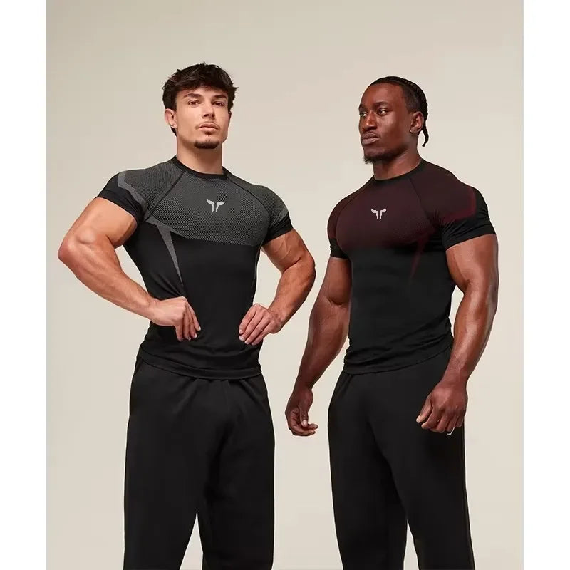 2025 Super Hero Fitness Round Neck N Dry T-shirt Fits Comforts Breathable Polyester Sweatshirt Fashionable and Casual