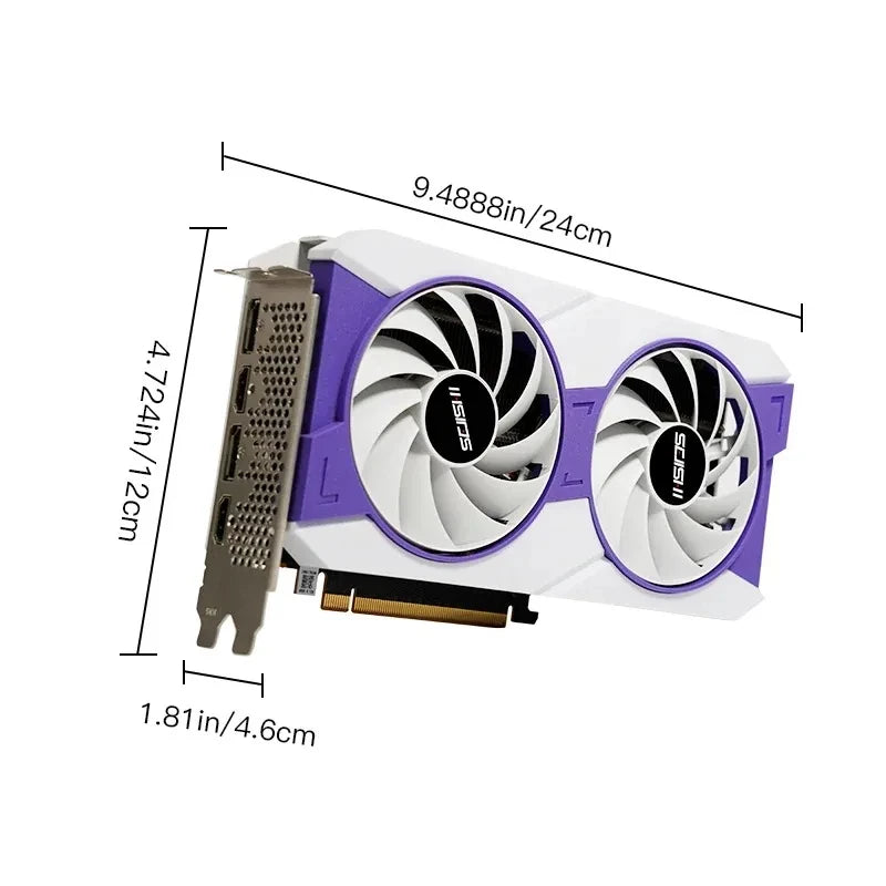 USED SEJISHI RTX 4090M 16G Graphics Card GDDR6 9728CUDA Core 256Bit 8+8Pin E-sports Game Design Learning Video Card