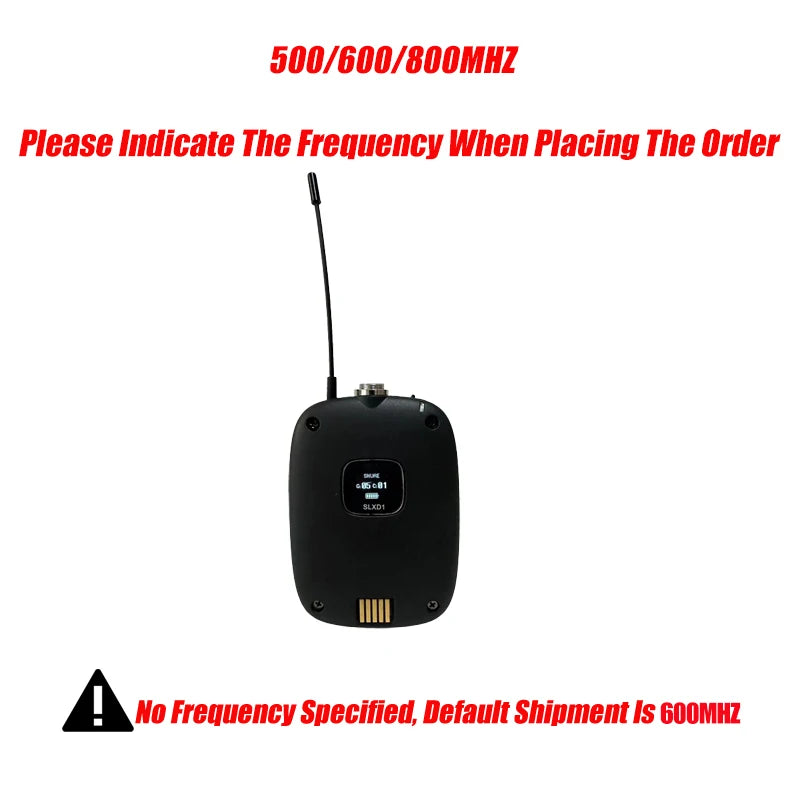 SLXD Microfone 500/600/800MHZ Wireless Microphone System 4pin Headset KSM8/Beta58 Professional Audio Equipment For Stage Karaoke