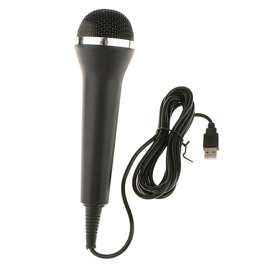 AI Microphone Chatting Gaming Podcast Recording Universal USB Wired Microphone Karaoke Mic for Nintendo Switch Wii PS4 Xbox PC