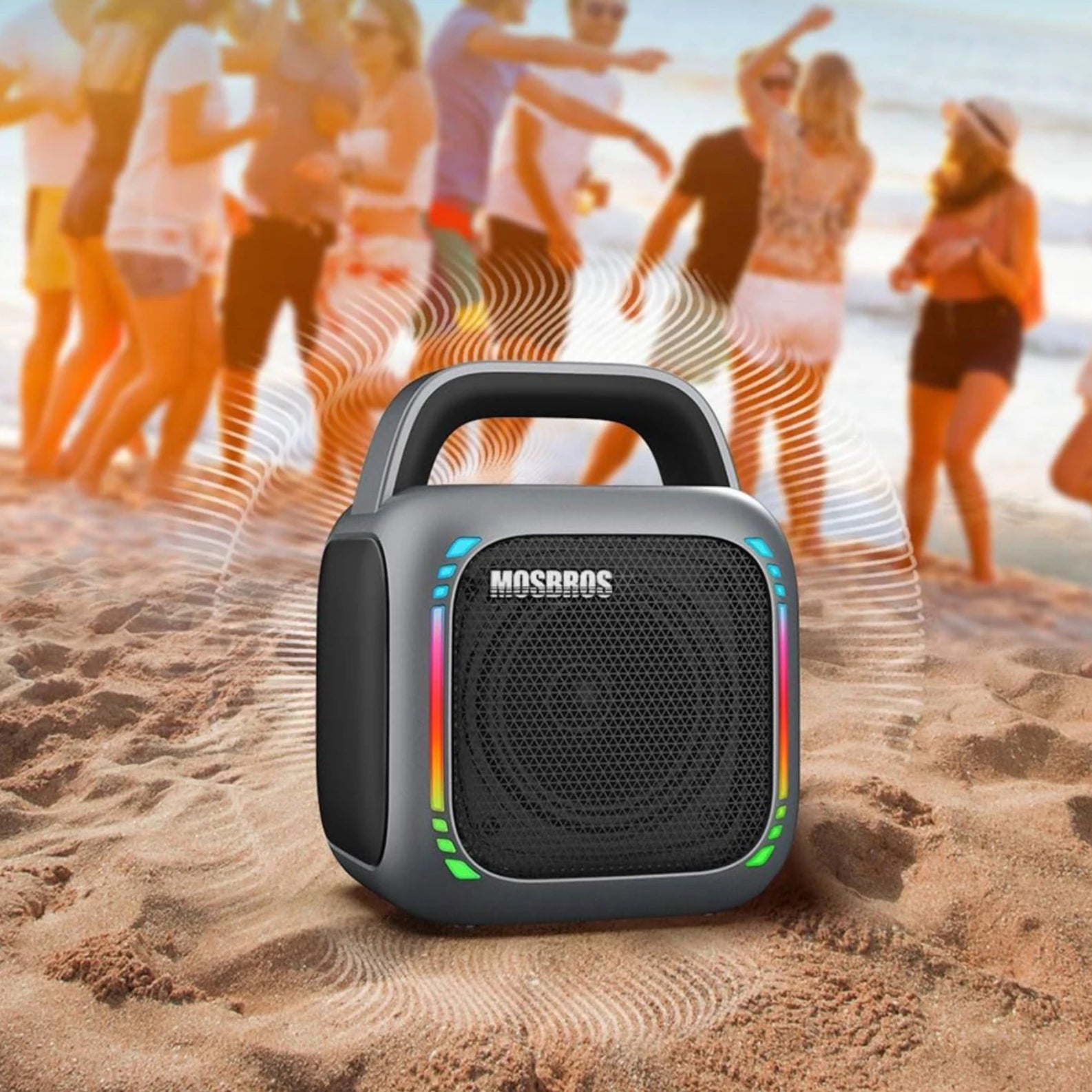 Karabox Portable Karaoke Blue Tooth Speaker Outdoor Wireless Wireless Speaker for Home Use Two Wireless Microphones BT 5.3
