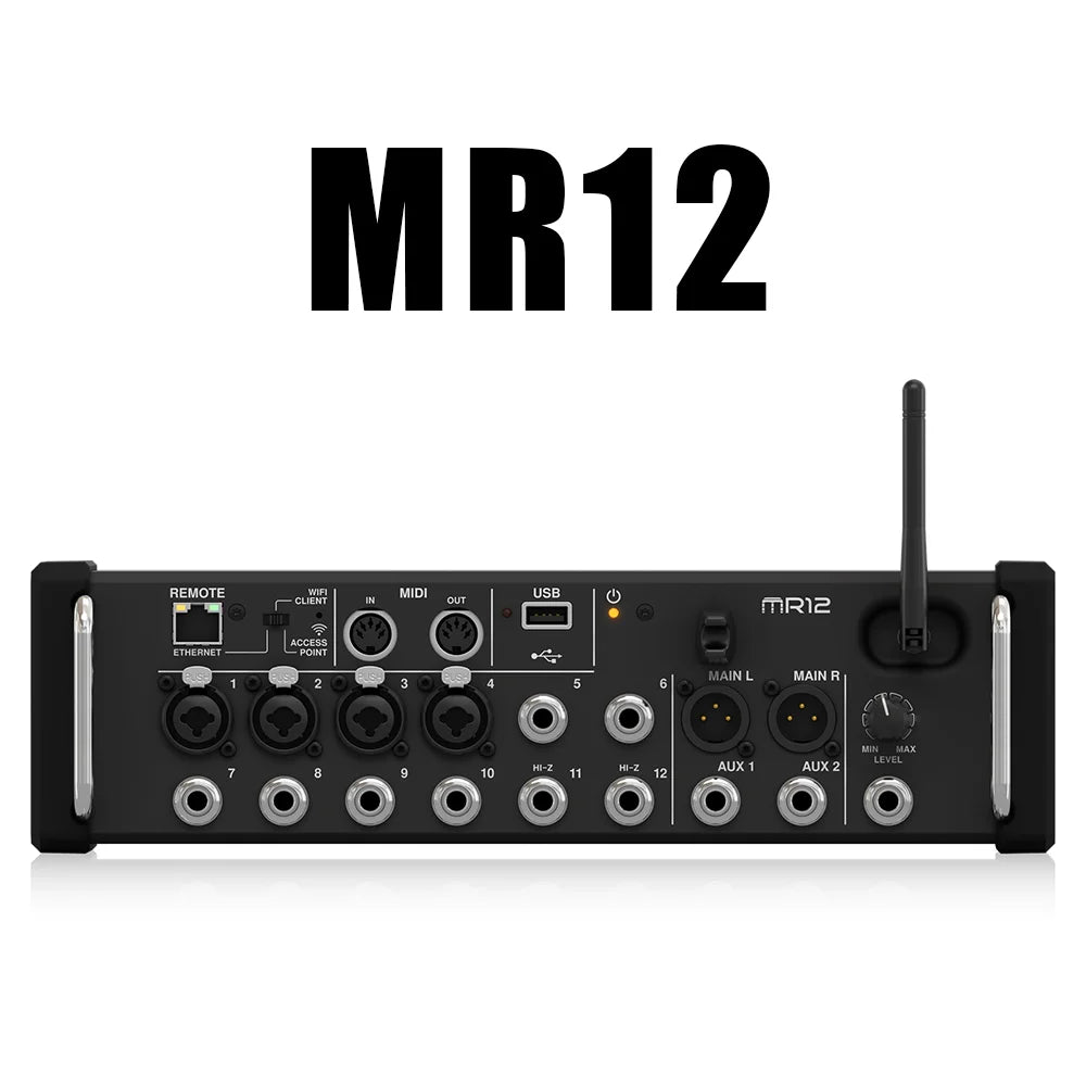 MR18 MR12 Professional Digital Mixing Studio Recording Console Dj Studio Digital Mixer Audio Multi-track Sound Table