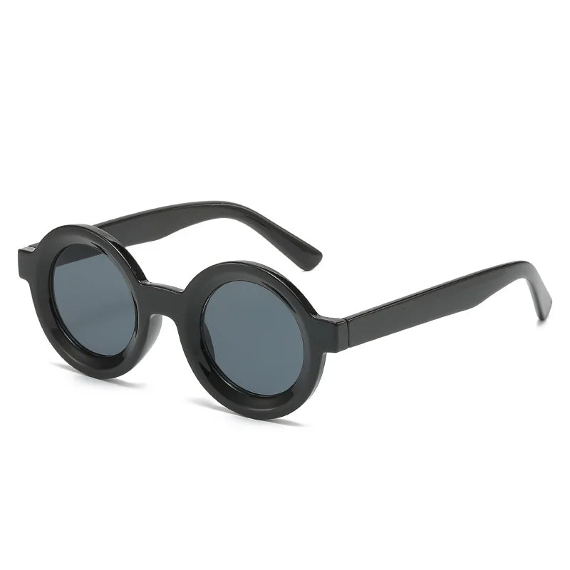 Double Bridge Square Frame Polygon Wome Sunglasses Fashion Metal Glasses Street Shot High grade Sunglasses