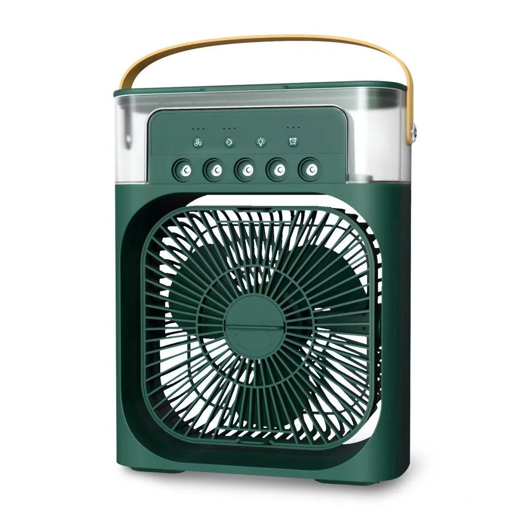 3 In 1 New Fan AIr Conditioner Household Small Air Cooler LED Night Light Portable Humidifier Air Adjustment Fan Office Home Fan