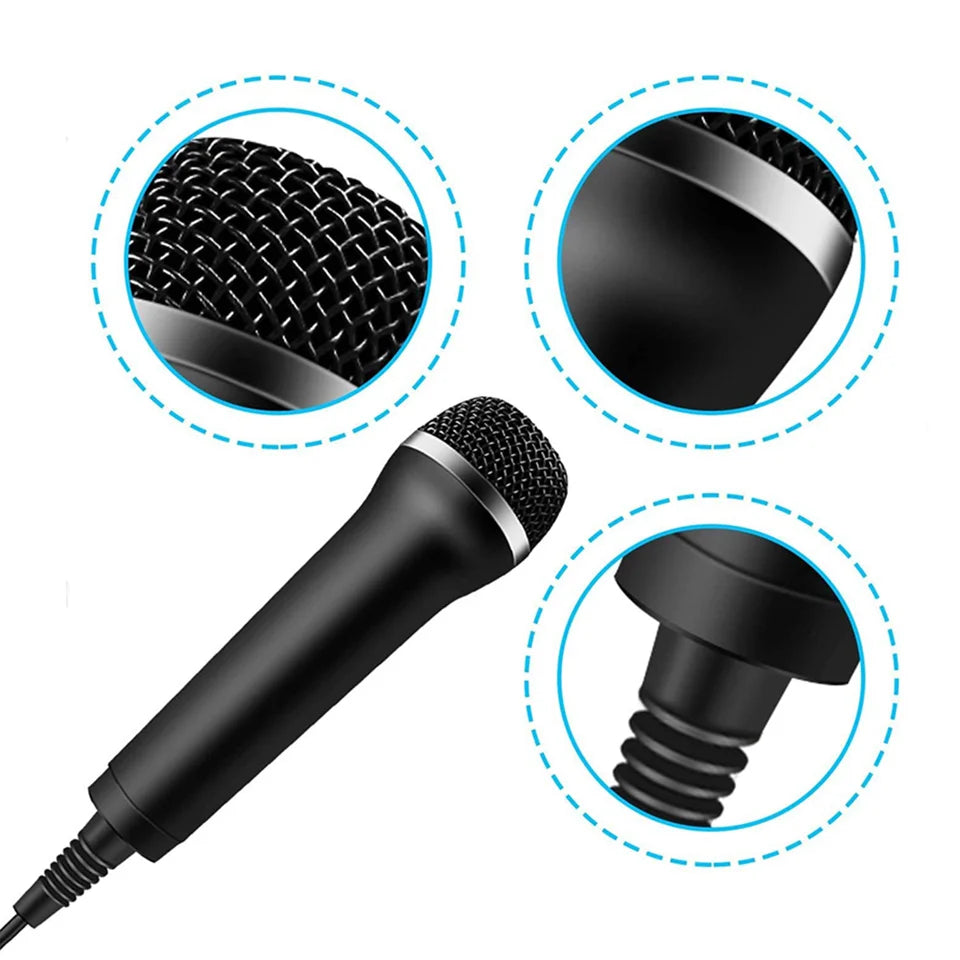 AI Microphone Chatting Gaming Podcast Recording Universal USB Wired Microphone Karaoke Mic for Nintendo Switch Wii PS4 Xbox PC
