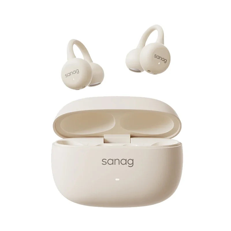 Sanag Z37 AI Earphone Ear Clip Flash-sale Choice Open Ear Headphones Audífonos Bluetooth Headset Sports Earbuds