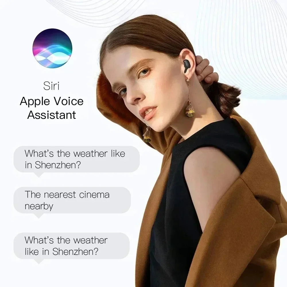 1pc 156Language Translation Wireless Headphones Smart Waterproof Ai Real-time Translator Bluetooth 5.4 Earbuds Business Earphone