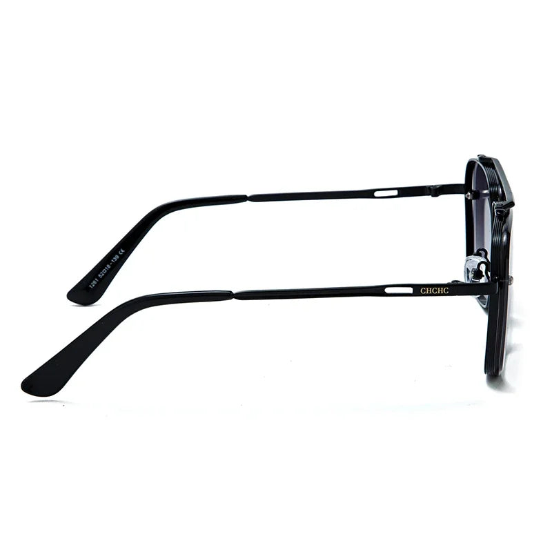 CH Classic Style Thin Frame Horizontal Stripe Border Unique Design Light Luxury Brand Simple Elegant Women's Sunglasses