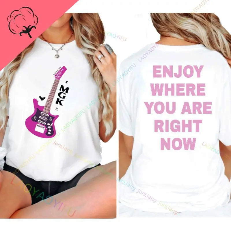 Machine Gun Kelly  Vintage Y2K T-shirt Men's and Women's Oversized Short-sleeved Shirt New Design T-shirt Casual Fashion Top