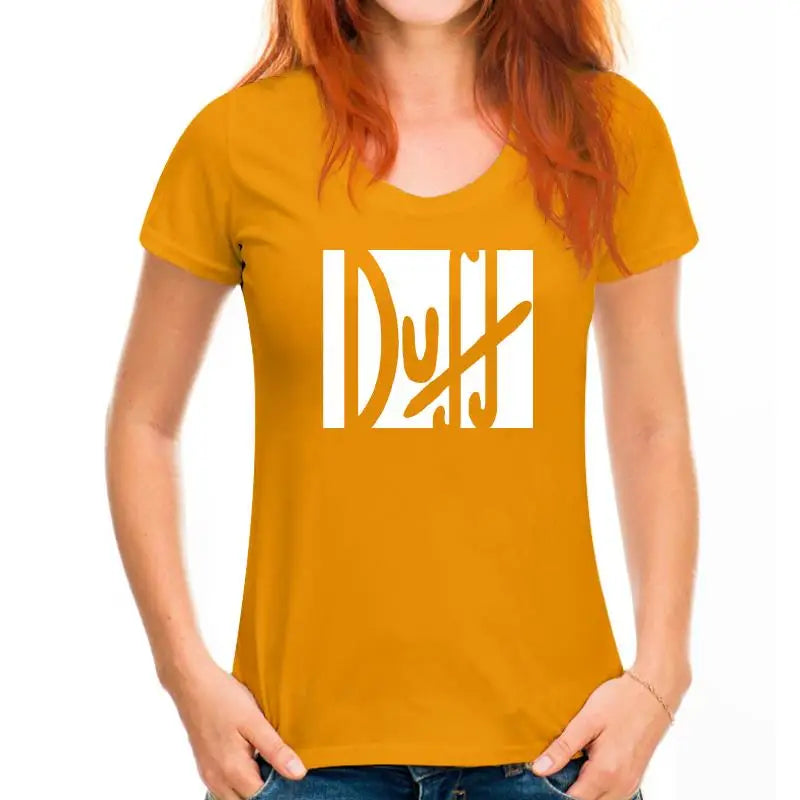 100% t shirt 2022 Fashion men t-shirt 100% duff beer the